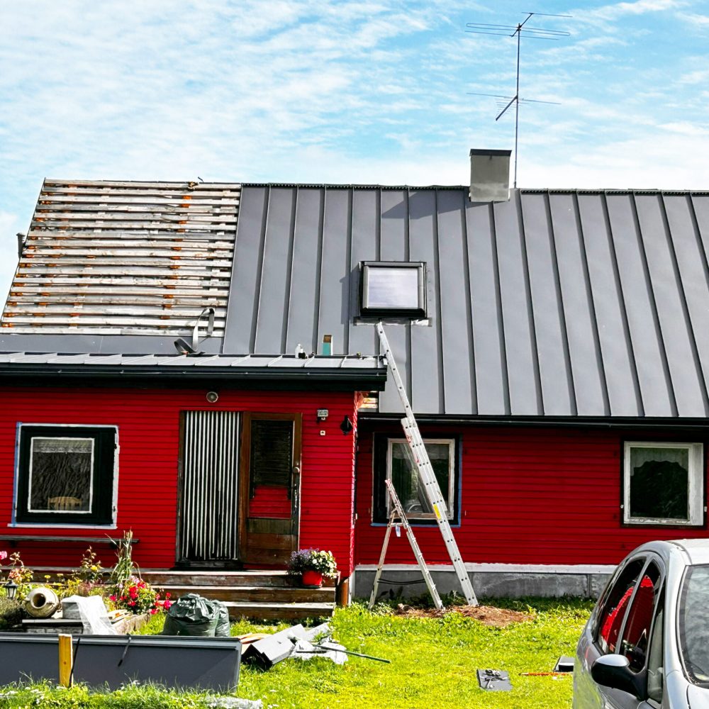 TEHTUD TÖÖD vana talumaja katusetööd, katuse vahetus Rookkie Classic vatsu